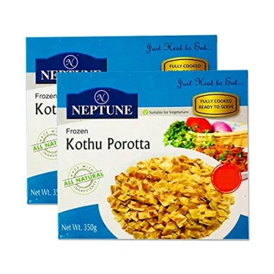 Image of Neptune kothu Porotta 350G Ready to Eat Fresh Indian Origin (Pack of 2)
