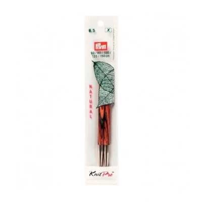Image of Prym Circular Knitting Needle, Wood, Multicoloured, 6,5 mm