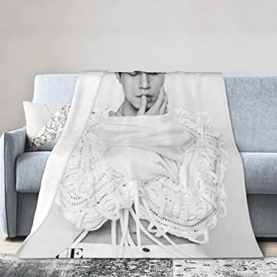 Image of Lee Actor Dong Wook Printed Lightweight Super Soft Micro Fleece Throw s Fit Couch Bed Living Room Sofa Chair 125CM X 100CM