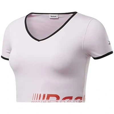 Image of Reebok Wor Myt Bralette tee Top, Woman, womens, FJ2712, Pixel Pink, L