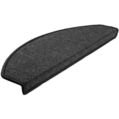Image of vidaXL Stair Mats 30 pcs Anthracite 65x24x4 cm