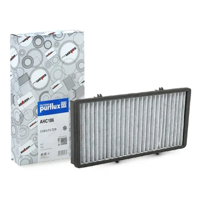 Image of 7701050319 Pollen Filter PURFLUX AHC186 Activated Carbon 348mm 191mm 44mm VAUXHALL: Vivaro Van, Minibus, Platform / Chassis