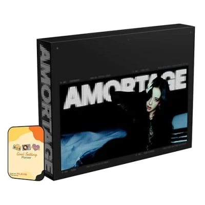 Image of AMORTAGE JISOO (BLACKPINK) Album [BLACK Ver (DELUXE EDITION)]+Pre Order Benefits+BolsVos K POP Inspired Freebies (Mini Album)