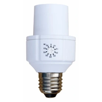 Image of EcoSavers Lampbasetimer, Acryl, E27, 60 W, White