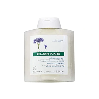 Image of Klorane Centaury Anti Yellowing Shampoo for Grey, Blonde Hair 200ml