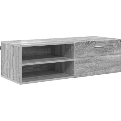 Image of vidaXL TV Cabinet Grey sonoma 100.5 x 39 30 cm Engineered wood
