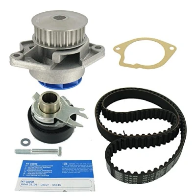 Image of 030109119AB, 030109119H, 030109119M, 030109119S, 030109243L Water Pump + Timing Belt Kit SKF VKMC 01107 VOLKSWAGEN: Polo III Hatchback, Lupo / 3L