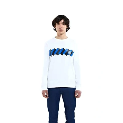 Image of Inter GIL Crew Neck Sweatshirt White, Unisex