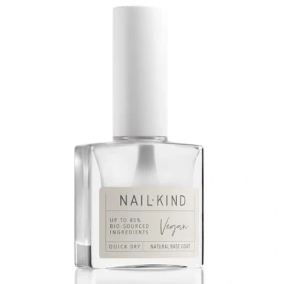 Image of NAILKIND Natural Nail Base Coat Treatment For Nails &amp; Cuticles Repair Vegan Oil Peta Certified Cruelty Free Quick Absorption Long Lasting 8ml