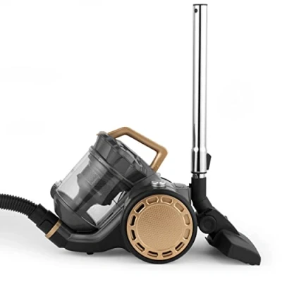 Image of Beldray BEL0812NC 150, Multicyclonic Pet Plus+ Vacuum Cleaner Bagless Cylinder Vacuum, 2.5 L Dust Container, Flexible Hose, 5m Power Cord, for Hair, Carpet, Hard Floor and Car, Copper, 700W