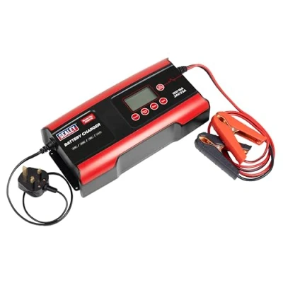 Image of Sealey 12/24V Compact Smart Battery Charger &amp; Maintainer 15A