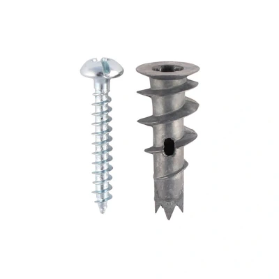 Image of 2x TIMCO Metal Speed Plugs with Screws Zinc TBAZST Pack of 300