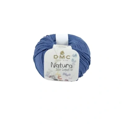 Image of DMC Natura Yarn, 100% Cotton, Blue Knight (N53), 50g