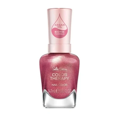 Image of Sally Hansen Colour Therapy Nail Polish 191 Pomegratitude, Pink, 14.7 ml