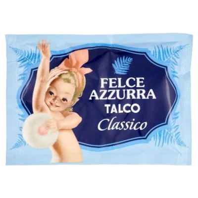 Image of 10x Felce Azzurra (Paglieri) Classic Talcum Powder Refill Pack 100g