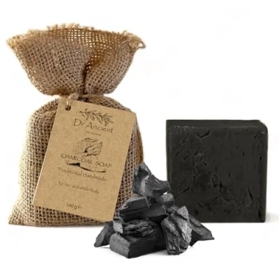 Image of Dr.Ancient Charcoal Soap Bar Organic Natural Traditional Handmade Antique Absolutely No Chemicals! Pure Soaps!
