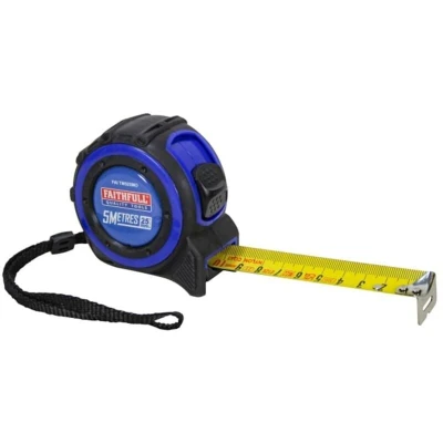 Image of Faithfull FAITM525MO Trade Tape Measure 5M/16ft (Metric Only)
