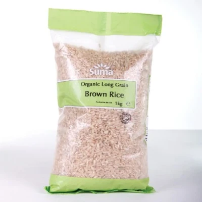 Image of Suma Prepacks organic Rice long grain brown 6 x 750g
