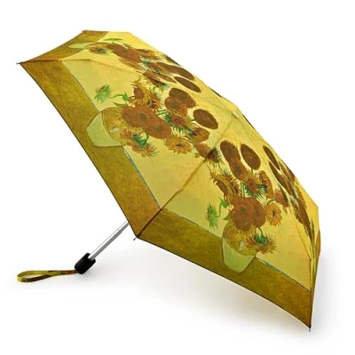 Image of Fulton The National Gallery Tiny 2 Sunflowers Print Umbrella