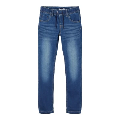 Image of Name it Nkmryan Slim fit jeans for kids, Size: 15y, Dark blue denim