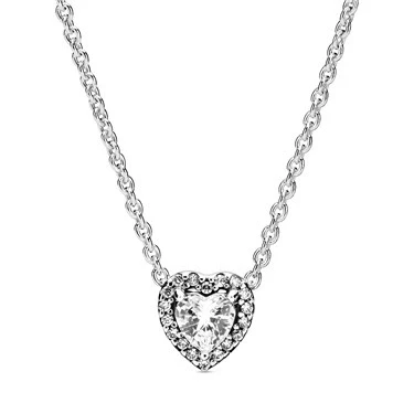 Image of Pandora Elevated Heart Necklace 45cm