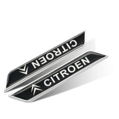 Image of Car Emblem badge, for Citroen C1 C2 C3 XR C4 C4X C5 Aircross C6 C8 CX Front Grill Rear Badge Letters Sign Grille, Accessories