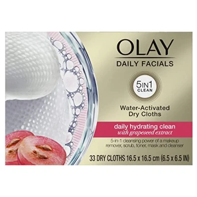 Image of Olay 2 in 1 Cloths Normal Size: 33