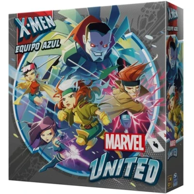Image of CMON Marvel United X Men: Blue Team Expansion Cooperative Game for Adults and Families Ages 14+ 1 5 Players 40 Minutes per English