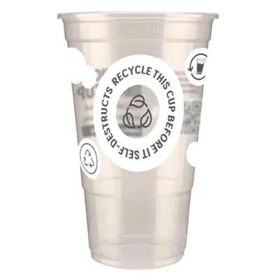 Image of eGreen Printed 2 in 1 Flexy Pint Glass CE Marked (1000 Pack)
