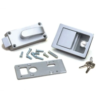 Image of Caraloc 700 Caravan Motorhome Horsebox Left Hand Door Handle Lock Assembly