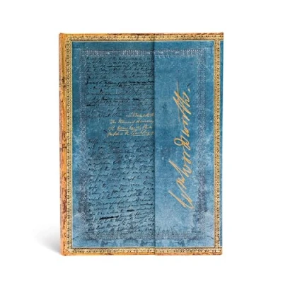Image of Paperblanks Hardcover Journal Wordsworth, Letter Quoting “Daffodils Lined Midi (130 x 180 mm) (Embellished Manuscripts Collection)