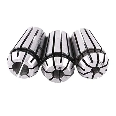 Image of Collet ER11 Set, Akozon CNC Milling Lathe 3pcs Holder Tool 1/8 inch 4mm 6mm for Engraving Machine &amp; Tools