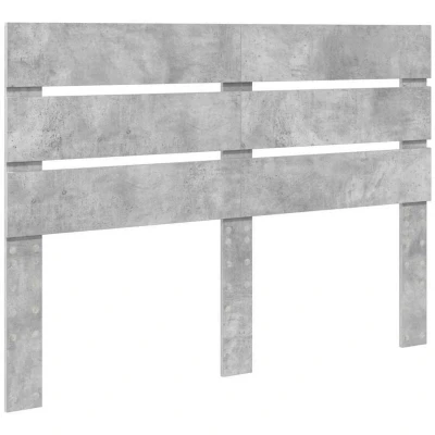 Image of vidaXL Headboard with Concrete Grey 140 cm Engineered Wood