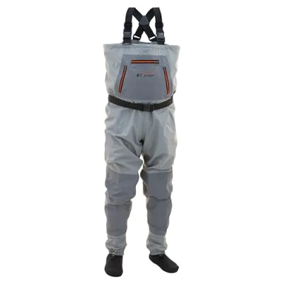 Image of FROGG TOGGS Men&#039;s Hellbender Breathable Stockingfoot Fishing Chest Wader Slate Gray Medium