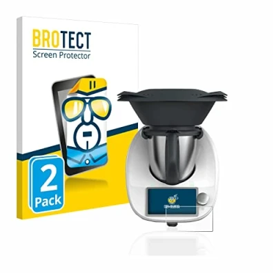Image of brotect Screen Protector compatible with Vorwerk Thermomix TM6 / BimbyTM6 (2 Pack) HD Clear Protection Film