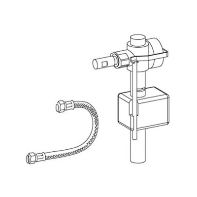Image of Mepa 590267 Set UPSK SC R11 Filling Valve with Reinforced Hose, Multicoloured