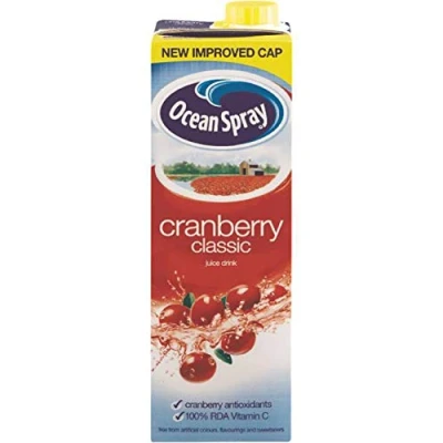 Image of Ocean Spray Classic Cranberry Juice Drink, 1L Carton (12 Pack)