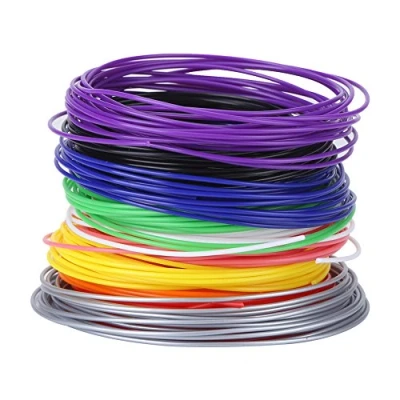 Image of 10 Colors PCL Filament Refills for Low Temperature 3D Printer Pen 16.4 Feet Each Color