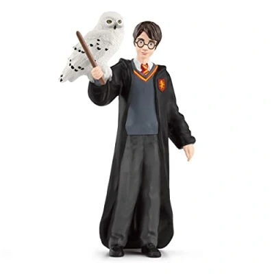 Image of schleich 42633 Harry Potter and Hedwig, from 6 years WIZARDING WORLD Figurine, 4 x 2.5 10 cm