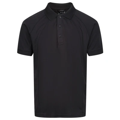 Image of Regatta Professional Mens Coolweave Short Sleeve Polo Shirt (Black) Size 3XL