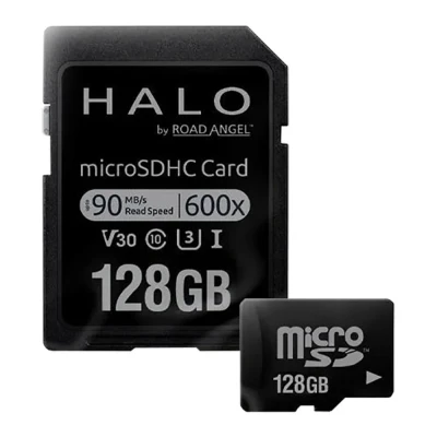 Image of ROAD ANGEL RSD128 Halo Premium Dash Cam microSDHC Memory Card 128 GB