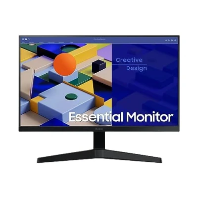 Image of Samsung S31C Essential Monitor S27C314EAU 27 Inch IPS Panel Full HD Resolution Eco Saving Plus AMD FreeSync 5ms Response Time 75Hz Refresh Rate Black