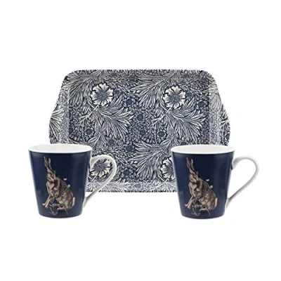 Image of Portmeirion Pimpernel Morris and Co Wightwick Mug Tray Set