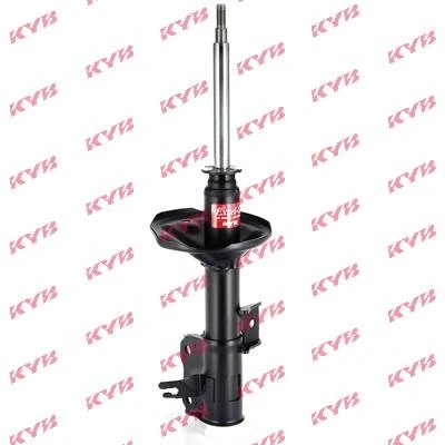 Image of 65607, 65608, MR102432, MR102438, MR369006 Shock absorber KYB Excel G 333221 Front Axle Right Gas Pressure Twin Tube Suspension Strut Top pin