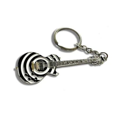 Image of Gifticuffs Zakk Wylde replica bullseye guitar keyring