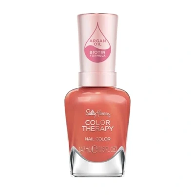 Image of Sally Hansen Colour Therapy Nail Polish with Argan Oil, 14.7 ml, Soak at Sunset