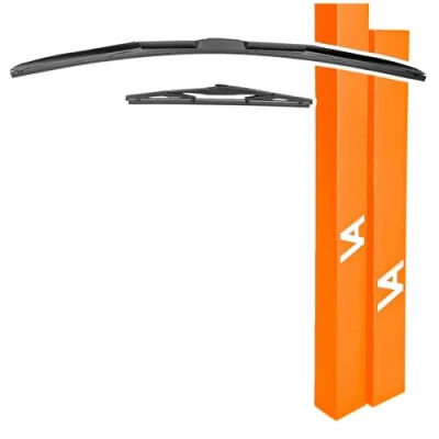 Image of VIA ALBION® Wiper Blades for: TOYOTA YARIS Mk3 (2012 2020) All Weather Front &amp; Rear Wipers Set