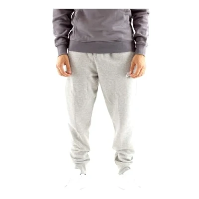 Image of NIKE Men&#039;s M Nsw Club Jggr Bb Sport Trousers, Dk Grey Heather/Matte Silver/(White), UK