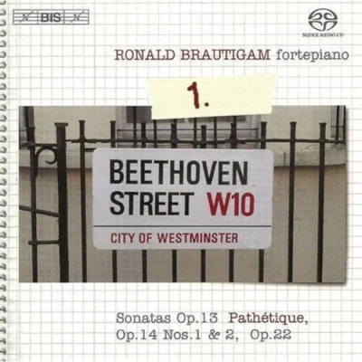 Image of Beethoven: Complete Works for Solo Piano Vol 1 Sonatas Op 13 Pathétique, 14 Nos &amp; 2, 22 /Brautigam