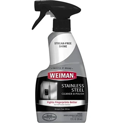 Image of Weiman Stainless Steel Cleaner &amp; Polish, 12 fl oz (355ml)